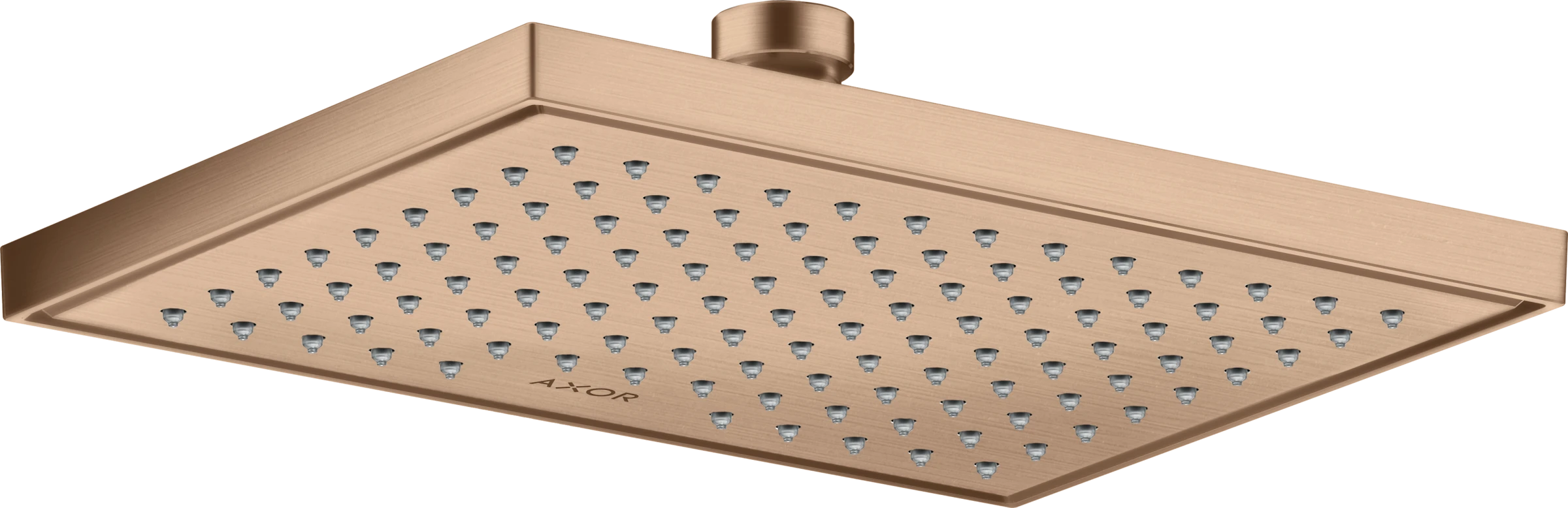 Axor Showersolutions Overhead Showers 283 X 265 X 91mm Rose Gold/gold - Brushed