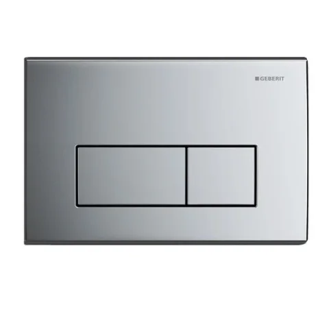 Geberit Kappa50 Square Flush Plate For Dual Flush - Matt Chrome product image - Image 4