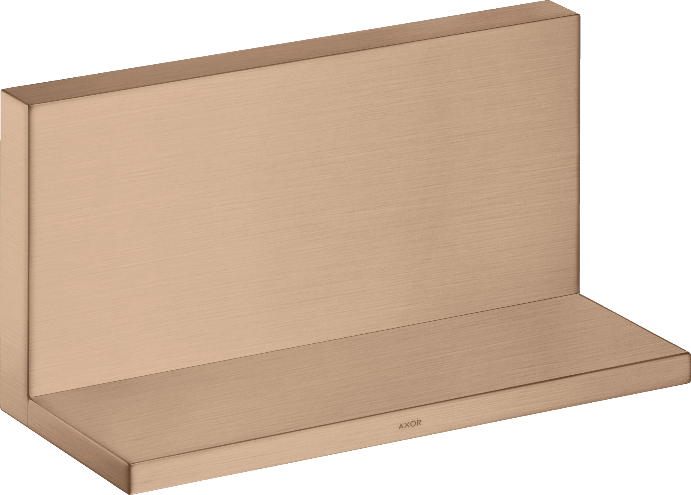 Axor Showersolutions Shelf 240 Mm X 120 Mm Brushed Red Gold