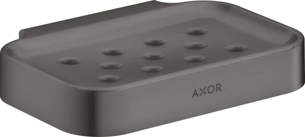 Axor Universal Circular Soap Dishes /-basket 130 X 110 X 87mm Gunmetal/chrome - Brushed
