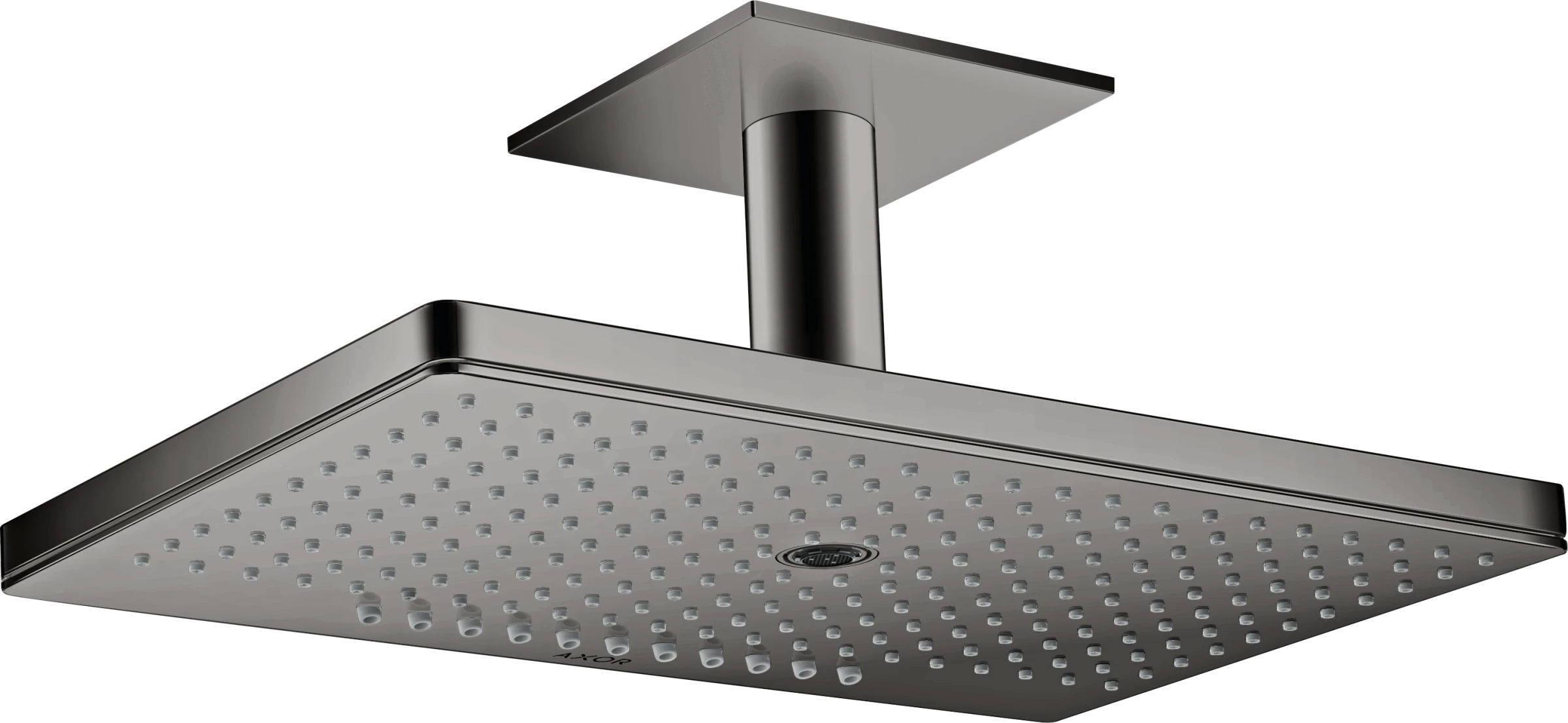 Axor Showersolutions Overhead Shower 460/300 3jet With Ceiling Connection Polished Black Chrome