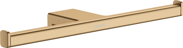 Hansgrohe Addstoris Q Double Roll Holder Brushed Bronze