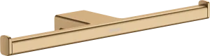 Hansgrohe Addstoris Q Double Roll Holder Brushed Bronze