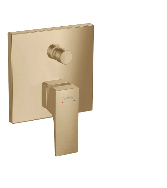 Hansgrohe Metropol Single Lever Manual Bath Mixer For Concealed Installation With Lever Handle Brushed Bronze