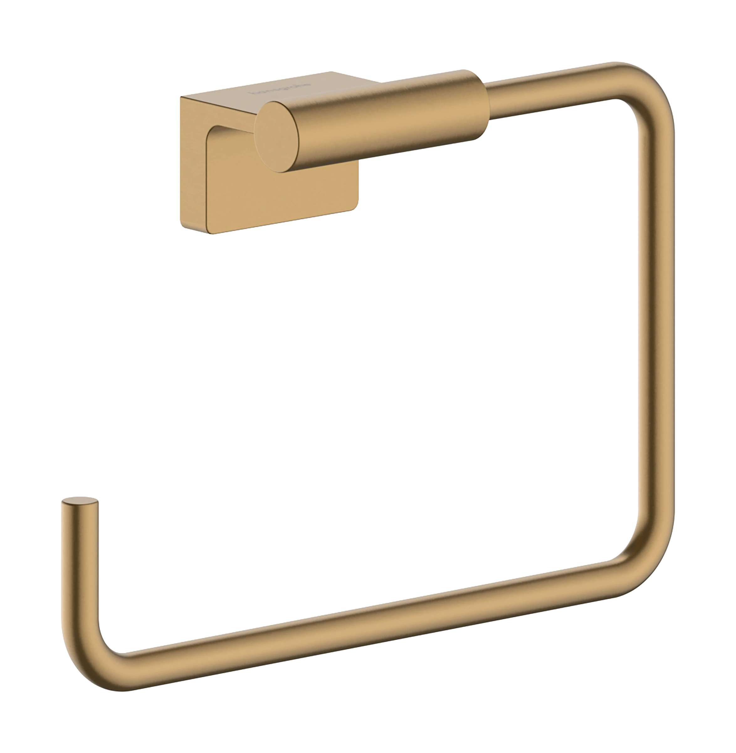 Hansgrohe Addstoris S Towel Ring 140 X 60 X 240mm Bronze - Brushed