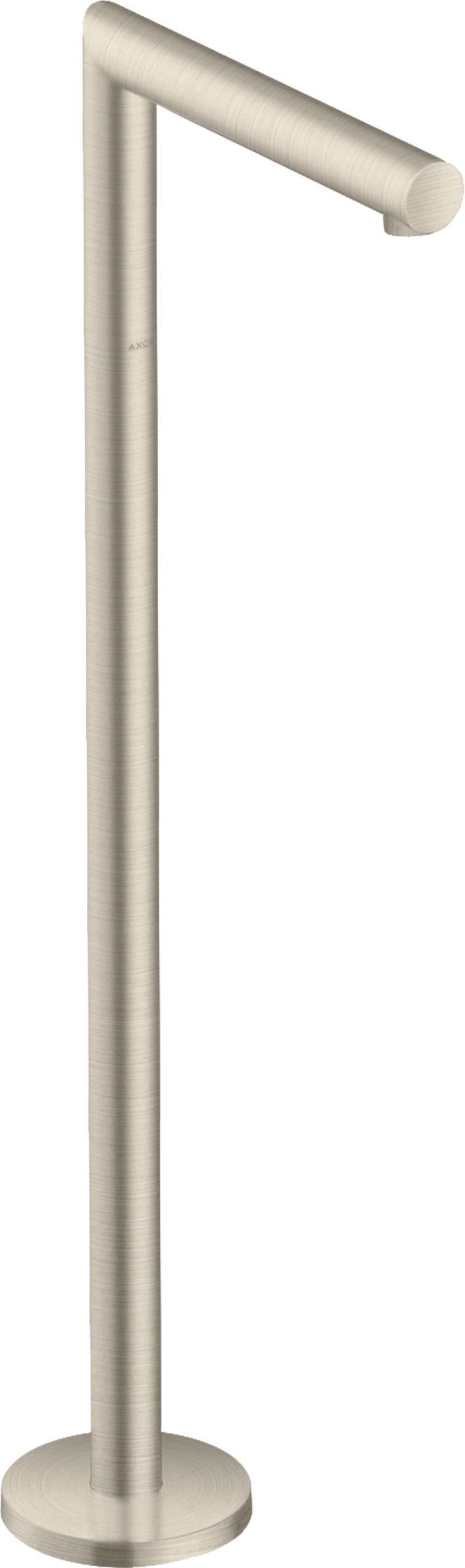 Axor Uno Bath Spout Straight Floor-standing Brushed Nickel