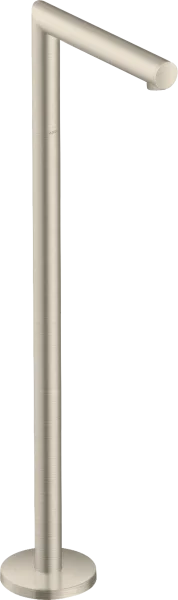 Axor Uno Bath Spout Straight Floor-standing Brushed Nickel