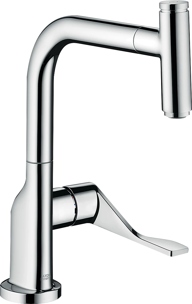 Axor Citterio Single Lever Kitchen Mixer Select 230 With Pull-out Spout Chrome