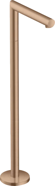 Axor Uno Bath Spout Straight Floor-standing Brushed Red Gold