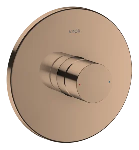 Axor Uno Single Lever Manual Shower Mixer For Concealed Installation With Zero Handle Polished Red Gold