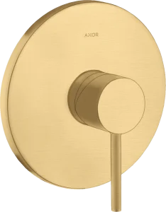 Axor Starck Single Lever Manual Shower Mixer For Concealed Installation With Pin Handle Gold Brushed