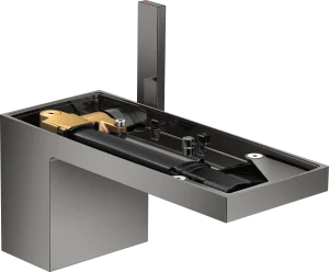 Axor Myedition Single Lever Basin Mixer 70 With Push-open Waste Without Plate Polished Black Chrome