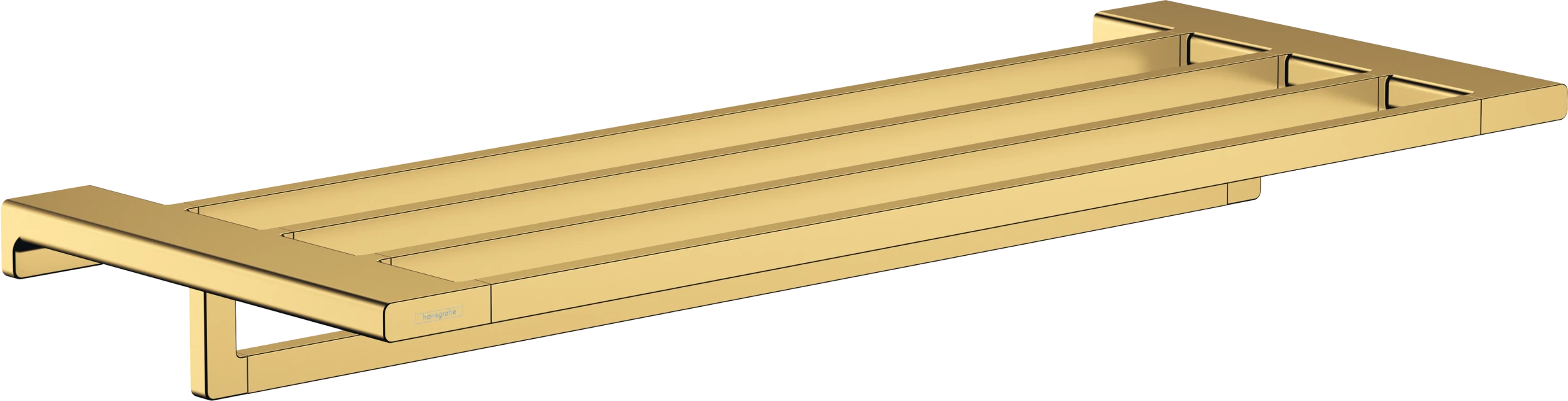 Hansgrohe Addstoris Q Towel Rack With Towel Rail Gold Polished