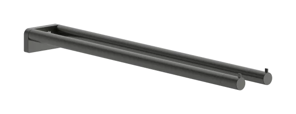 Hansgrohe Addstoris S Towel Holder 495 X 50 X 77mm Gunmetal/chrome - Brushed