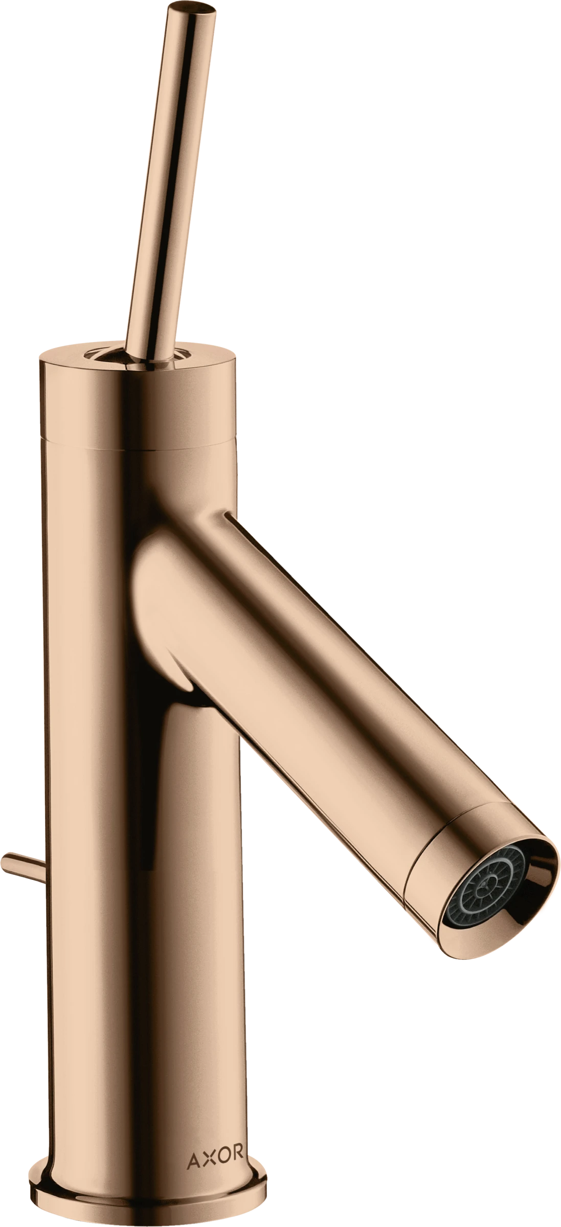 Axor Starck Single Lever Basin Mixer 70 With Pin Handle For Cloakroom Basins With Pop-up Waste Polished Red Gold