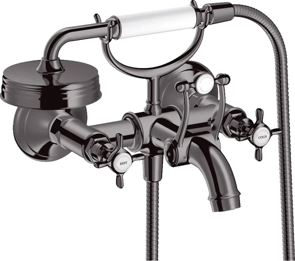 Axor Montreux Bath Mixers Exposed 250 X 218 X 195mm Gunmetal/chrome - Polished