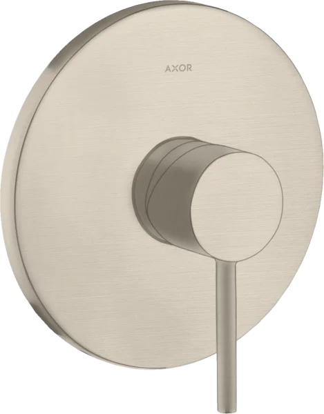 Axor Starck Single Lever Manual Shower Mixer For Concealed Installation With Pin Handle Brushed Nickel