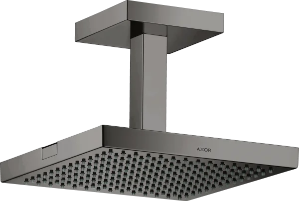 Axor Showersolutions Overhead Shower 240/240 1jet With Ceiling Connection Polished Black Chrome