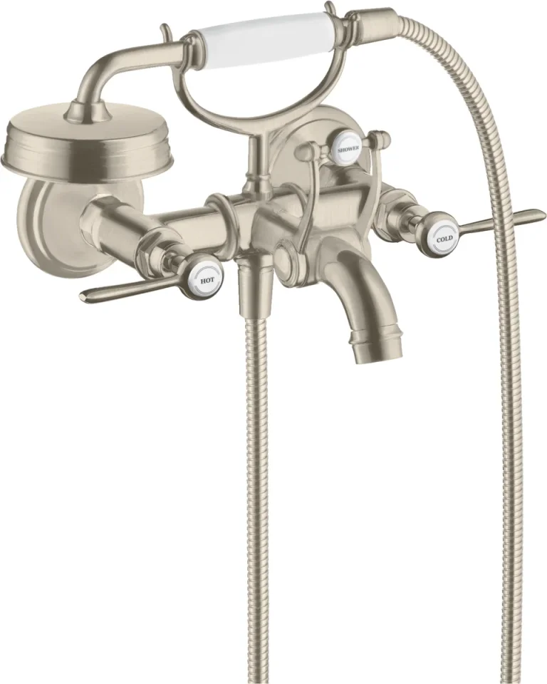 Axor Montreux Bath Mixers Exposed 256 X 223 X 200mm Nickel - Brushed product image - Image 1