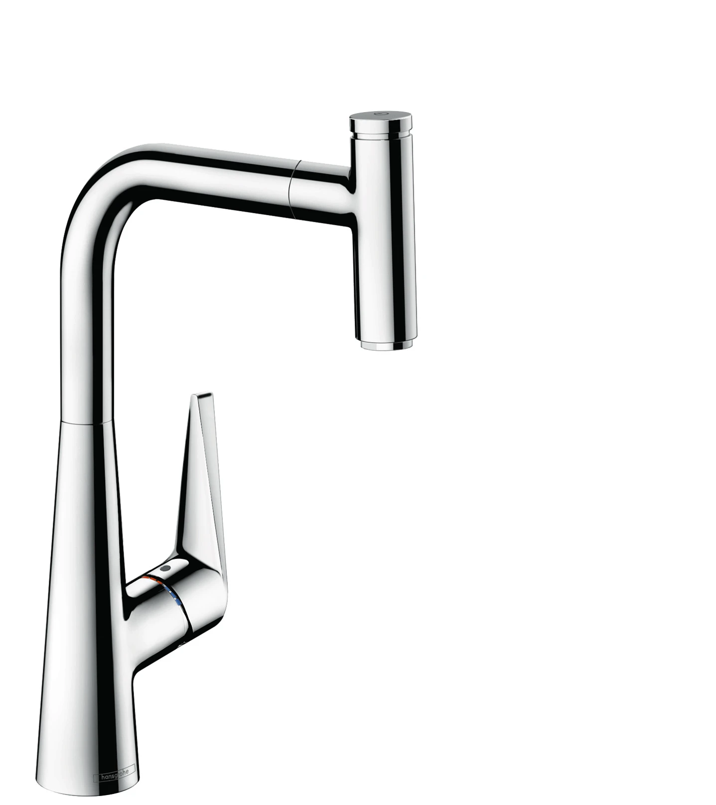 Hansgrohe Talis Select M51 Single Lever Kitchen Mixer 300 Ecosmart With Pull-out Spout, Single Spray Mode Chrome