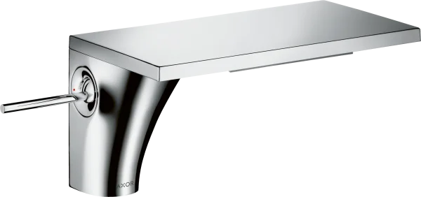 Axor Massaud Single Lever Basin Mixer 110 Without Waste Brushed Black Chrome