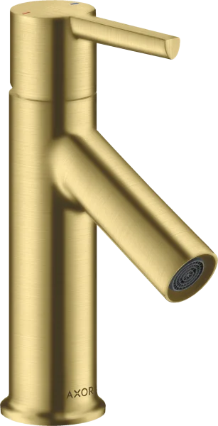 Axor Starck Single Lever Basin Mixer 80 With Pop-up Waste Brushed Brass