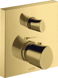 Axor Starck Organic Thermostatic Mixer For Concealed Installation With Shut-off Valve Gold Polished