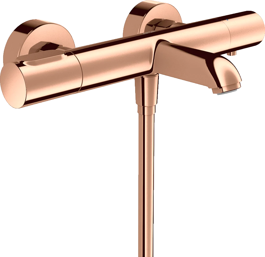 Axor Citterio M Thermostatic Bath Mixer For Exposed Installation Polished Red Gold