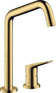 Axor Citterio M 2-hole Single Lever Kitchen Mixer 240 With Swivel Spout Gold Polished