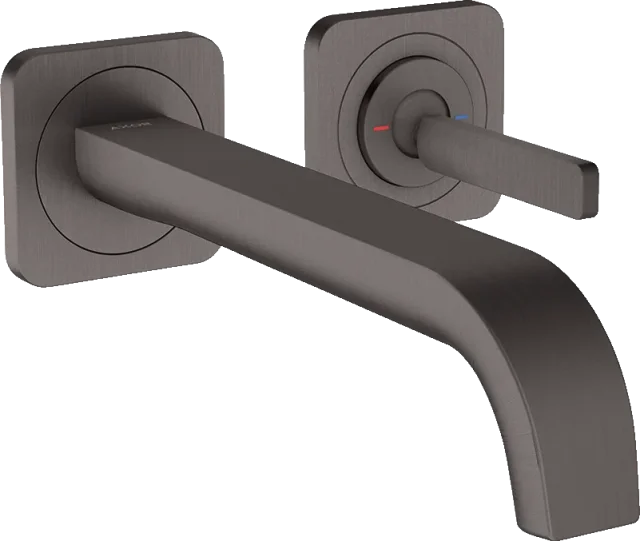 Axor Citterio E Manual Mixers 257 X 236 X 85mm Gunmetal/chrome - Brushed product image - Image 1