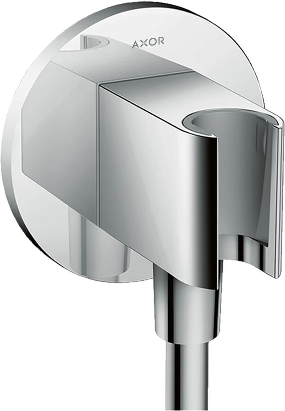 Axor Showersolutions Wall Outlet 130 X 110 X 90mm Gunmetal/chrome - Polished