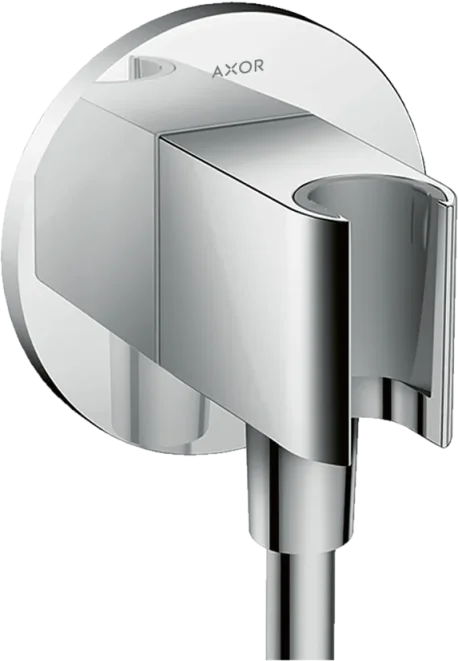 Axor Showersolutions Wall Outlet 130 X 110 X 90mm Gunmetal/chrome - Polished product image - Image 1