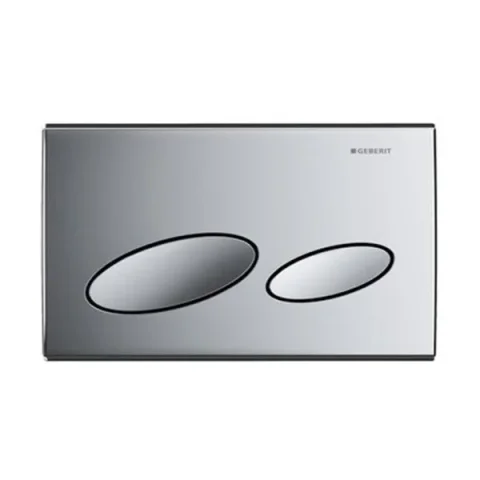 Geberit Kappa20 Flush Plate For Dual Flush - Gloss Chrome product image - Image 1