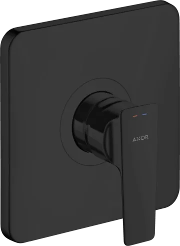 Axor Citterio E Shower Mixers Concealed 215 X 180 X 130mm Black - Matt product image - Image 1