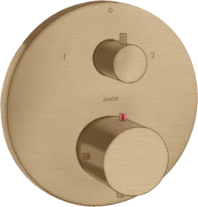 Axor Starck Thermostatic Mixer For Concealed Installation With Shut-off / Diverter Valve Brushed Bronze
