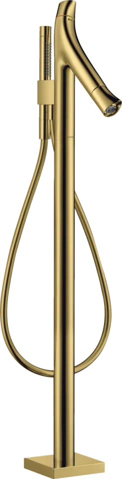 Axor Starck Organic Thermostatic Bath Filler Concealed 1305 X 380 X 225mm Gold - Polished product image - Image 1