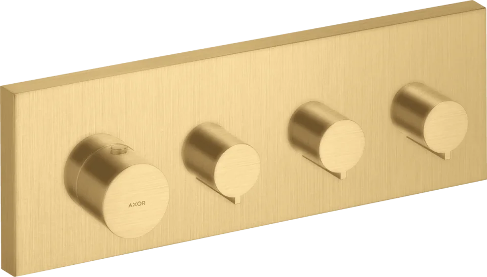 Axor Showersolutions Thermostatic Shower Mixer Concealed 440 X 238 X 102mm Gold - Brushed product image - Image 1