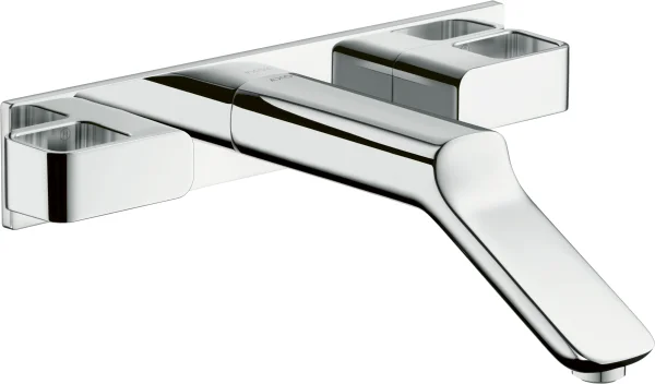 Axor Urquiola 3-hole Basin Mixer For Concealed Installation Wall-mounted With Spout 228 Mm Brushed Bronze