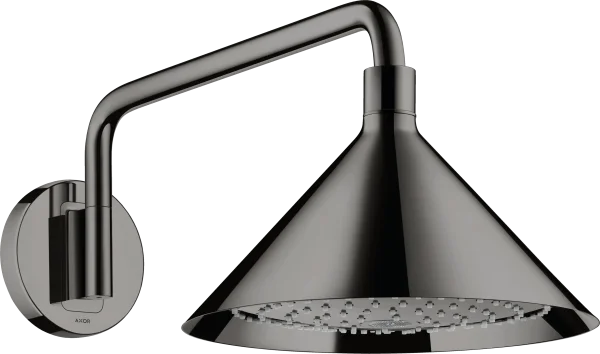 Axor Showers/front Overhead Shower 240 2jet With Shower Arm Polished Black Chrome