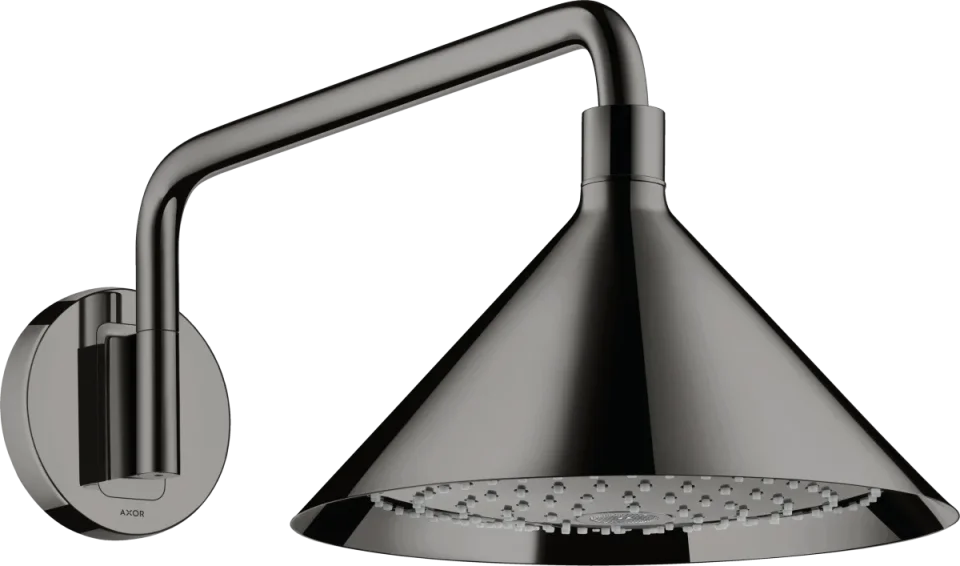 Axor Showers/front Overhead Showers 524 X 490 X 183mm Gunmetal/chrome - Polished product image - Image 1