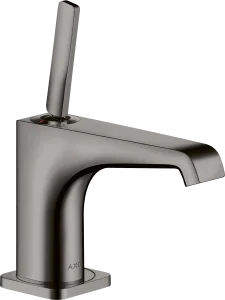 Axor Citterio E Pillar Tap 90 With Pin Handle Without Waste Polished Black Chrome