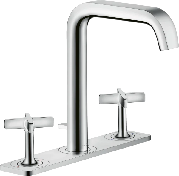 Axor Citterio E 3-hole Basin Mixer 170 With Plate And Pop-up Waste Chrome