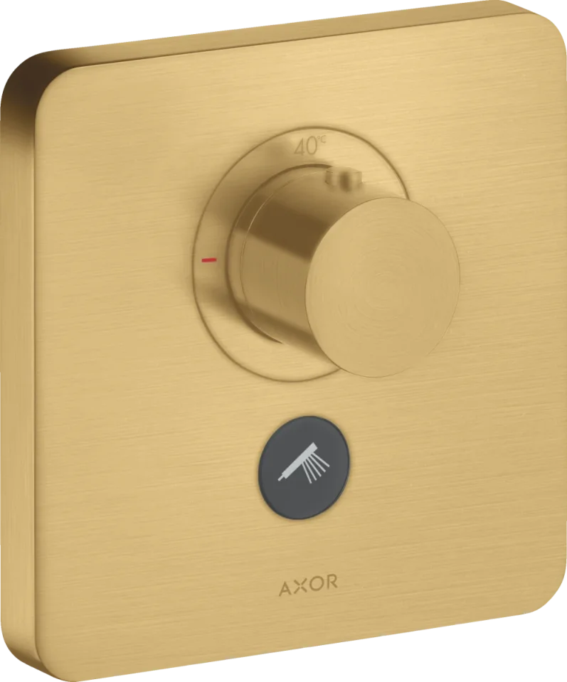 Axor Showerselect Thermostatic Shower Mixer Concealed 215 X 178 X 130mm Gold - Brushed product image - Image 1