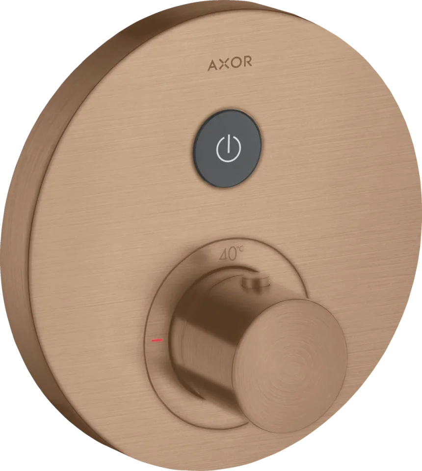 Axor Showerselect Thermostatic Shower Mixer Concealed 220 X 180 X 145mm Rose Gold/gold - Brushed product image - Image 1