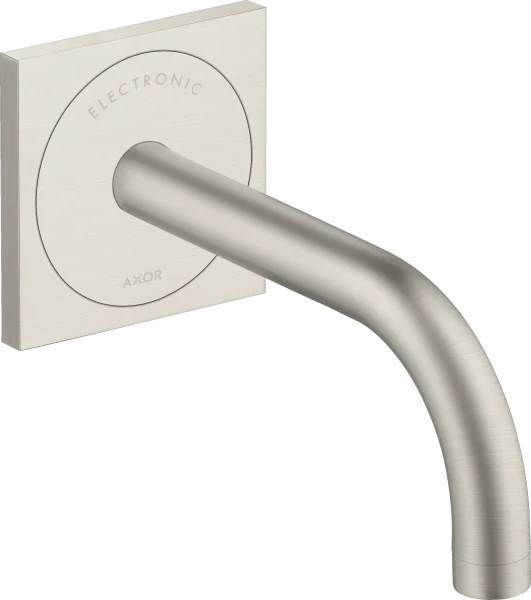 Axor Uno Electronic Basin Mixer For Concealed Installation Wall-mounted With Spout 165 Mm Stainless Steel
