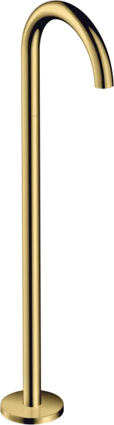 Axor Uno Bath Spout Curved Floor-standing Gold Polished