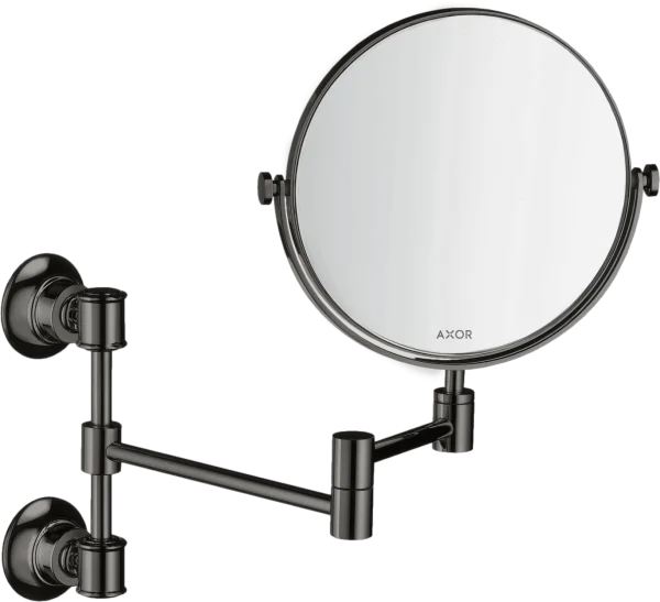 Axor Montreux Shaving Mirror Polished Black Chrome