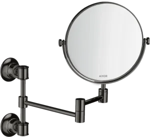 Axor Montreux Shaving Mirror Polished Black Chrome