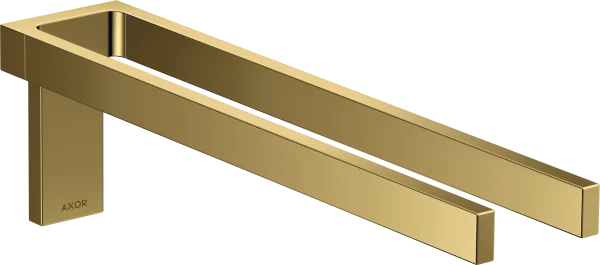 Axor Universal Rectangular Towel Holder 460 X 245 X 105mm Gold - Polished