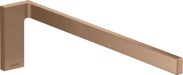 Axor Universal Rectangular Towel Holder 460 X 245 X 105mm Rose Gold/gold - Brushed